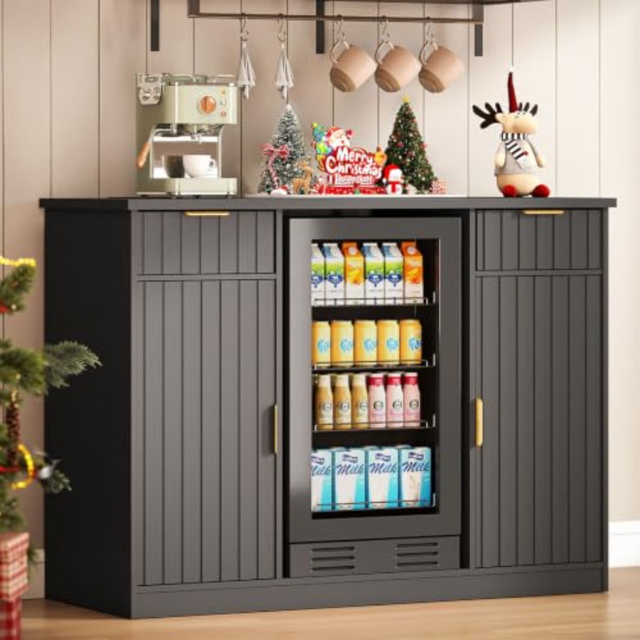 Home Bar And Cabinet - 53 Coffee Bar Cabinet with Mini