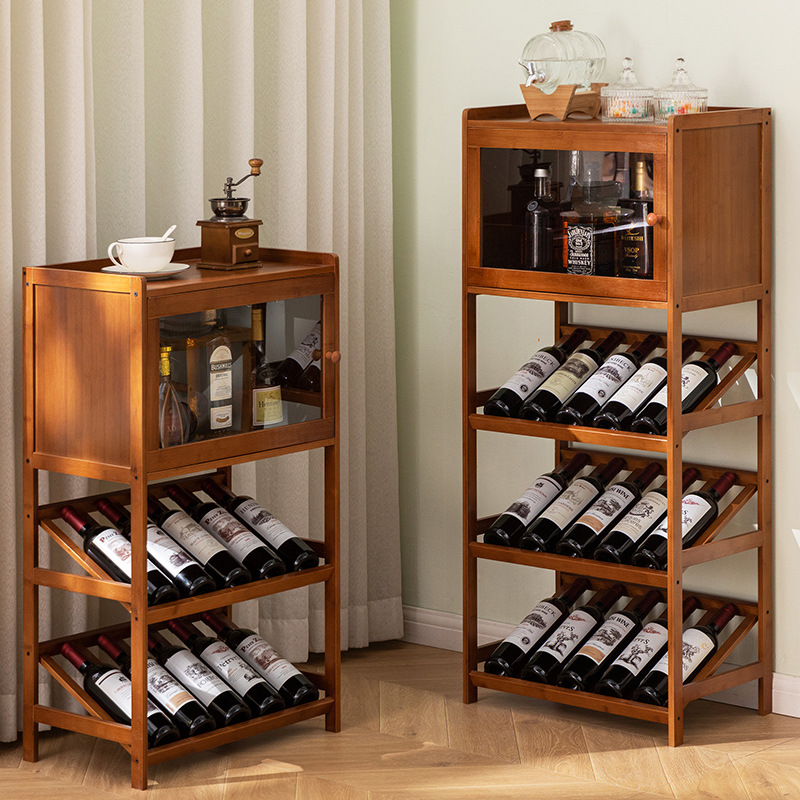 Solid Bamboo Wine Rack 3/4-Tie - огляд і ціна Home Bar Shelf