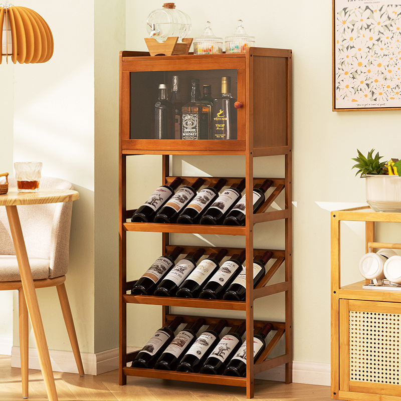 Solid Bamboo Wine Rack 3/4-Tie - огляд і ціна Home Bar Shelf