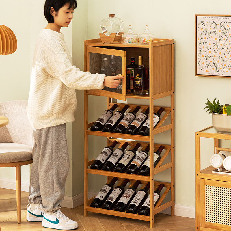 Solid Bamboo Wine Rack 3/4-Tie - огляд і ціна Home Bar Shelf