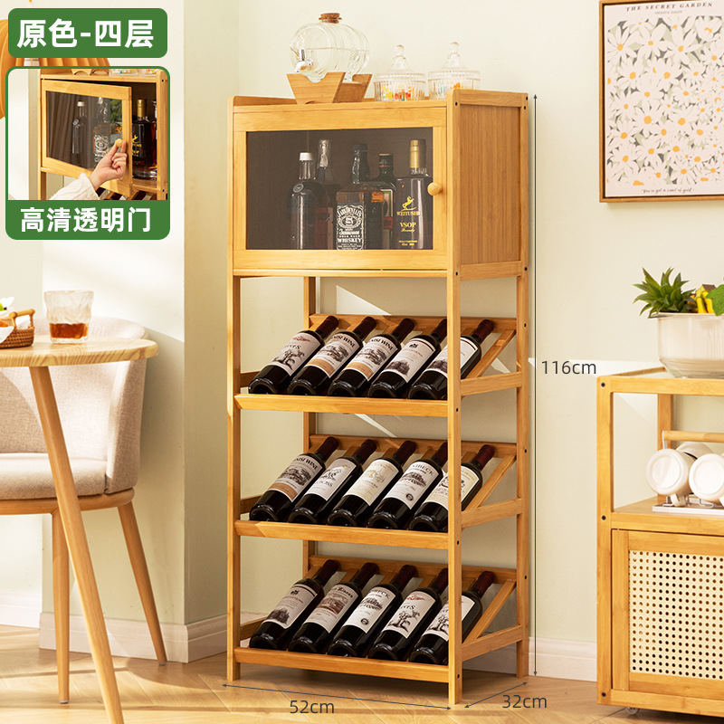 Solid Bamboo Wine Rack 3/4-Tie - огляд і ціна Home Bar Shelf