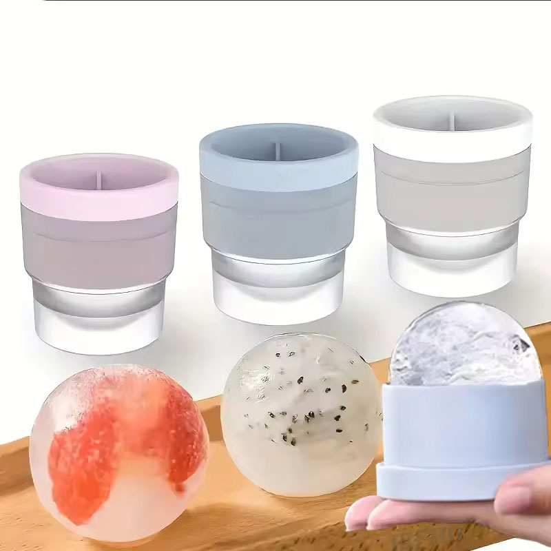1/2pcs Silicone Round Ice Puck - огляд і ціна Ice Mold Sphere
