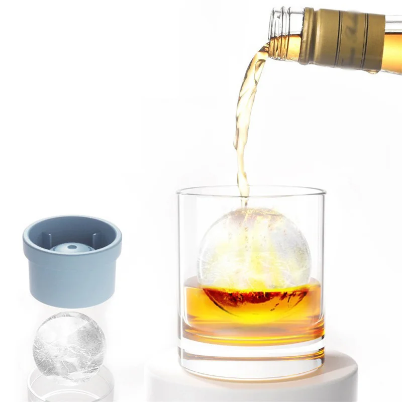 1/2pcs Silicone Round Ice Puck - огляд і ціна Ice Mold Sphere