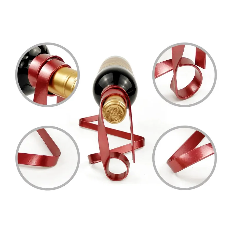 Colorful Ribbon Iron Wine Bott - огляд і ціна Home Bar Shelf