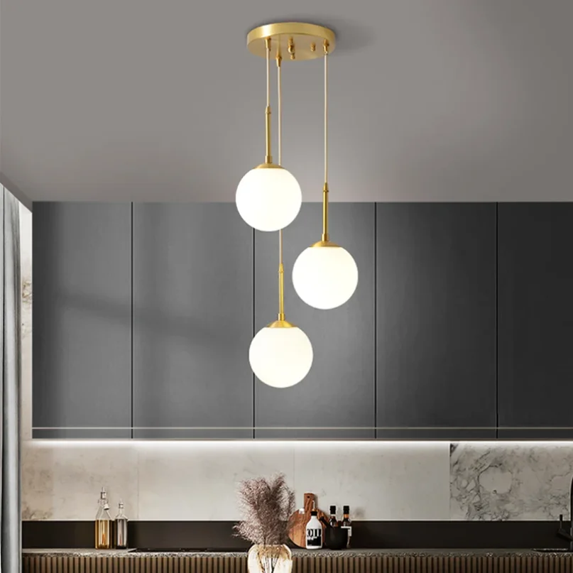 LED Glass Ball Pendant Lamp No - огляд і ціна Home Bar Setup