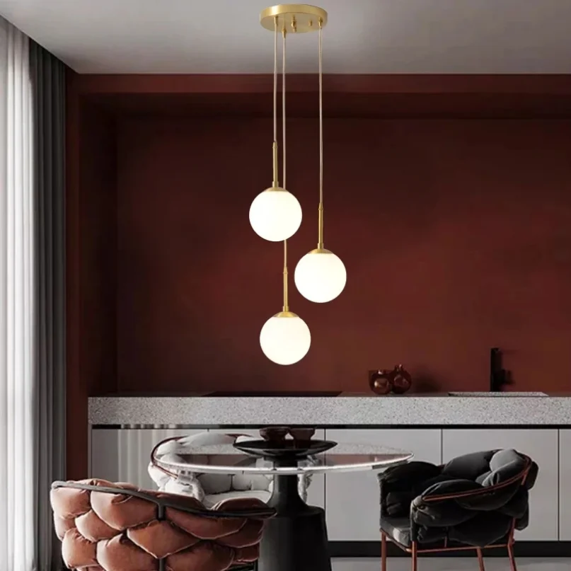 LED Glass Ball Pendant Lamp No - огляд і ціна Home Bar Setup