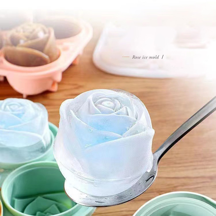 3D Rose Ice Molds 4 Holes Ice  - огляд і ціна Ice Mold Sphere