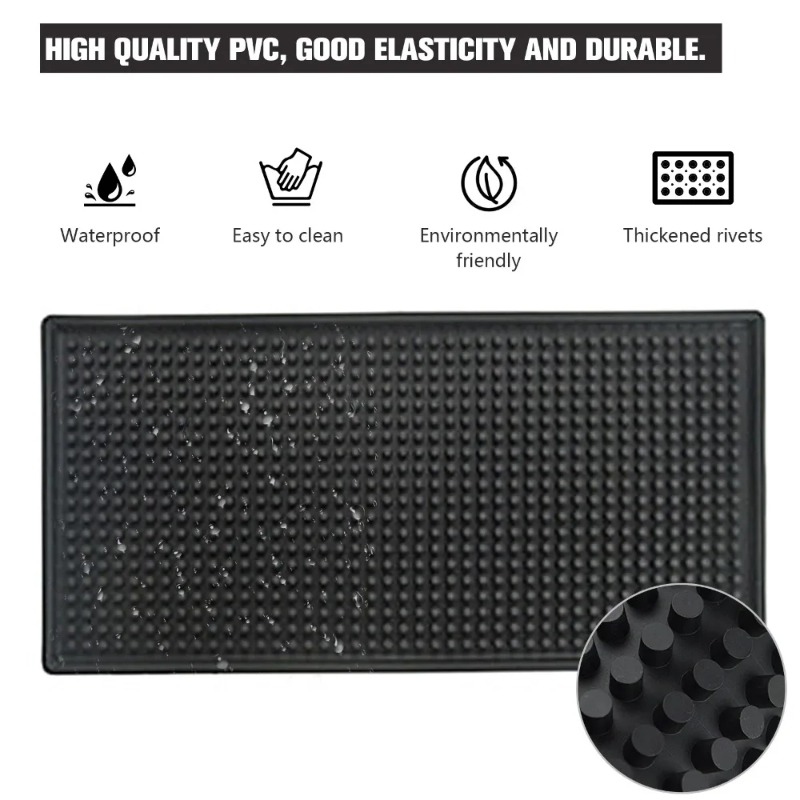 Bar Mat Rubber Dish Drying Mat - огляд і ціна Home Bar Setup