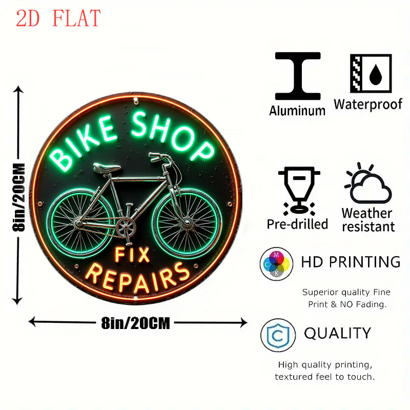 CIFBUY Retro Neon Bicycle Shop - огляд і ціна Home Bar Cafe