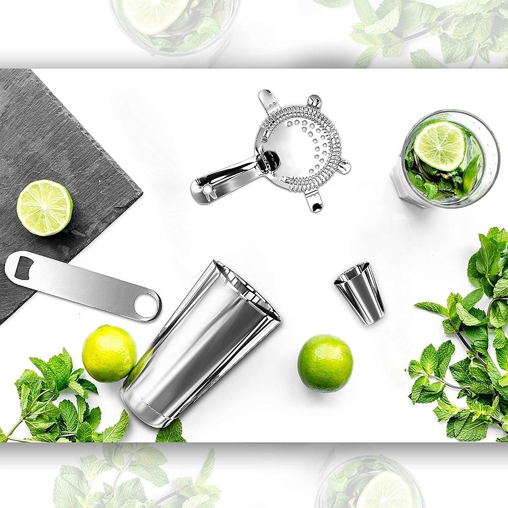 15-Piece Stainless Steel Cockt - огляд і ціна Cocktail Recipe Book
