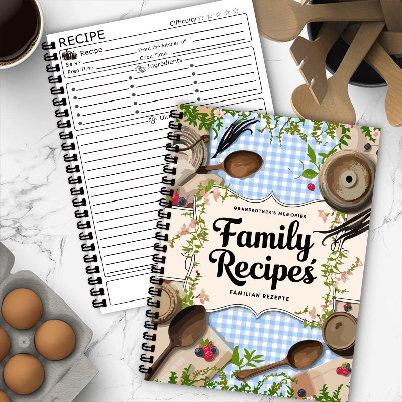 A5 Recipe Book, Blue Grid, Vin - огляд і ціна Cocktail Recipe Book