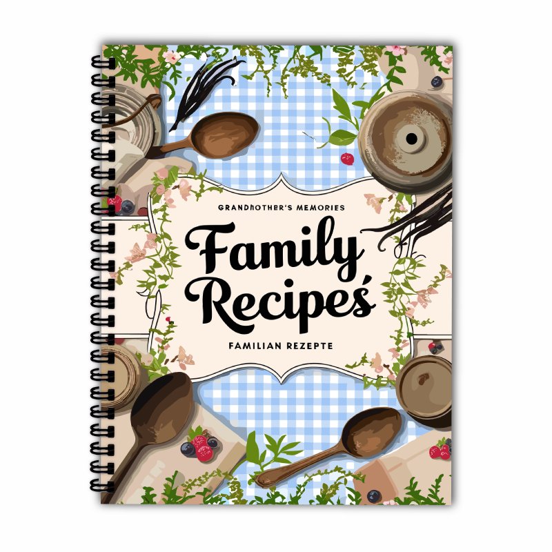 A5 Recipe Book, Blue Grid, Vin - огляд і ціна Cocktail Recipe Book