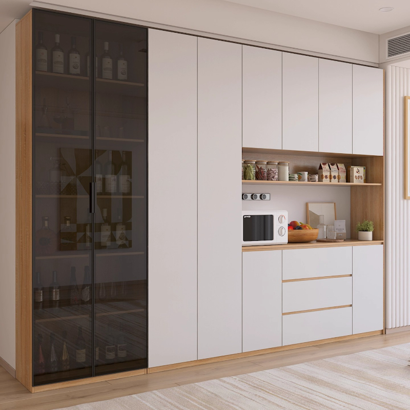 Corner Wine Bar Shelf Cabinet  - огляд і ціна Home Bar Shelf