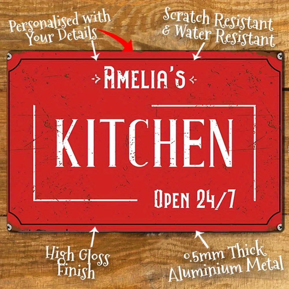 Personalized Custom Kitchen Wa - огляд і ціна Home Bar Signs
